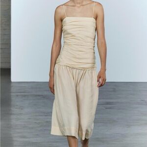 Zara Cream Midi Dress